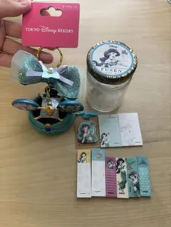 東京ディズニーリゾート　プリンセス　ジャスミン　イヤーハットキーチェーン・メモ帳のサムネイル