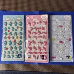 サンリオ ボンボンドロップ風シール ぷくぷくシール 3種セット