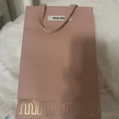 miu miu ショップ袋 ショッパー ピンクのサムネイル
