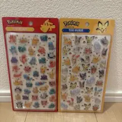 韓国正規品 ポケモン シール 2点セット