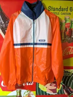 値下げ！レア美品☆企業 ナイロンジャケットKIRINオレンジ☆