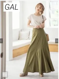 GAL【完売色】USAコットンベーシックフレンチスリーブトップス