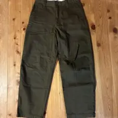 UNIQL U ユニクロ U ワイドフィットチノ サイズ79 カーキカラー