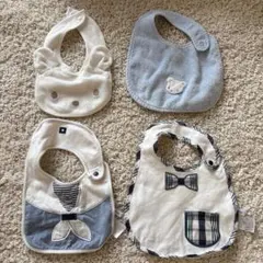 familiar ファミリア　スタイ・よだれかけ 4点セット