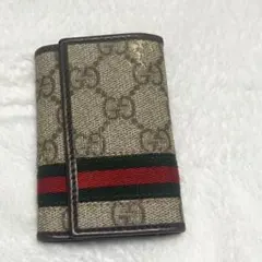 Gucci GGパターン キーケース ベージュ