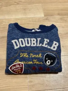 ミキハウスDOUBLE_B トレーナー 120cm sweatshirt 袖衫