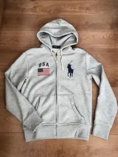 ポロ ラルフ・ローレン USA刺繍パーカー