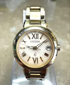 【稼働品】 シチズン クロスシー エコドライブ レディース 電波時計