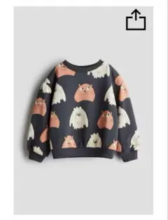 【110-115cm】H&M 長袖トレーナー　アニマルのサムネイル