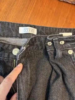 LOWRYS FARM デニムパンツ ブラック Sサイズのサムネイル