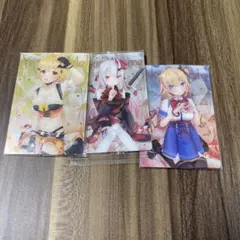 ホロライブ ウェハースカード 夜空メル、赤井はあと、百鬼あやめ