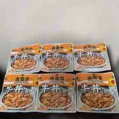 【吉野家】牛丼の具120g　6個（レトルト）