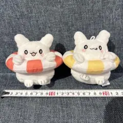 【現品限り】はなまるおばけ マスコット ぷかぷかうきわ 2点セット