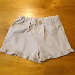 フリルハーフパンツ　110cm　女の子　ピンク