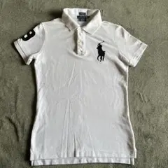 Polo ポロラルフローレン　ビッグポニー刺繍　No.３パッチ　ポロシャツ　M
