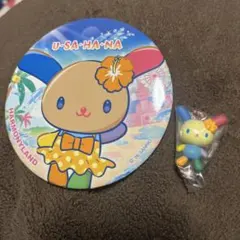 산리오 マスコット&グミ ハーモニーランド ビンゴ缶バッジ ウサハナ