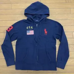 POLO RALPH LAUREN ビッグポニー ジップアップパーカー Mサイズ