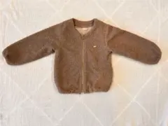 petit main ボアジャケット 110 ブラウン　女の子