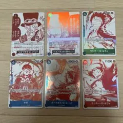 【早い者勝ち】トレジャーCPプロモ 豪華6枚セット 三兄弟 ルフィ エース サボ