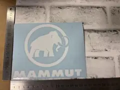 マムート　MAMMUT カッティング　ステッカー　白1枚