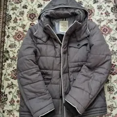 ikka グレー キルティング ジャケット
