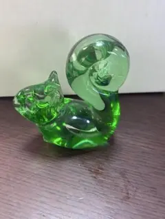 セール☆水晶クリスタル リス 置物 透明♡ - メルカリ