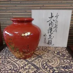 大処分❗️❗️❗️九谷 永楽 九谷焼 壺 ツボ 花瓶 - メルカリ