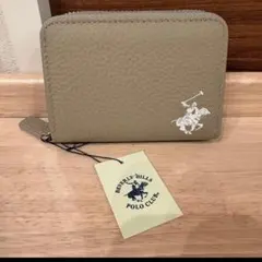 POLO CLUB カードケース　グレージュ　小銭入れ　コインケースのサムネイル