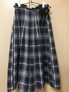 チェックスカート フレアスカートのサムネイル