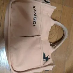 KANGOL キャンバス トートバッグ ピンクのサムネイル