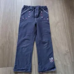 mikihouse　 花柄刺繍 長ズボン