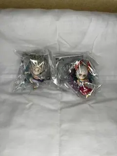 ワンピースフィギュアキーホルダー 2種セット　おまけ悪魔の実