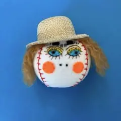 部活　お守り　野球　野球ボール　フェルト　ハンドメイド　　マスコットキーホルダー
