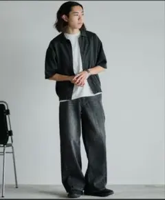 WYM T/C BASIC HALF SLEEVE KNIT SHIRTのサムネイル