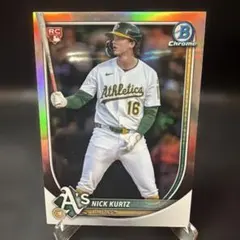 Nick Kurtz 2025 Red RC Bowman Chrome - メルカリ