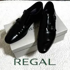 REGAL リーガル ダブルモンク ストレートチップ 26cm ビジネスシューズ