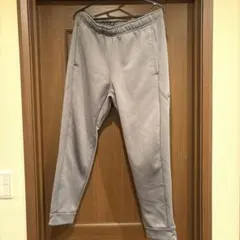 ナイキNIKE グレー サイドポケット付き スウェットパンツ　サイズM