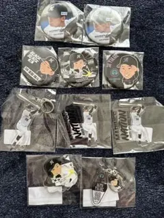 千葉ロッテマリーンズ　高部瑛人　アクリルスタンドキーホルダー缶バッジ