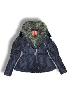 マリテフランソワジルボー パラシュート ボンテージ ダウンジャケット 黒 Y2K