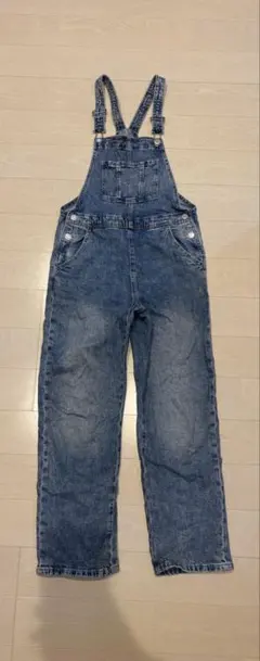 H&M ブルーデニムオーバーオール EUR 140