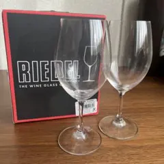 【値下げ3月18日まで】 RIEDEL クリスタルワイングラス 2個セット