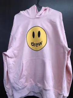 drew house スマイリーフェイスパーカー L ピンク drew house パーカー スマイリー ピンク M美品 ドリューハウス - メルカリ