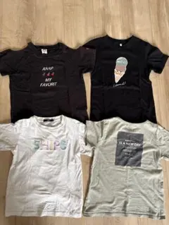 半袖Tシャツ4枚　まとめ売り 120女の子　ships ANAPキッズ