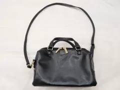 ショルダーバッグ　黒　ミニボストンショルダーバッグ　ミニバッグ　ミニボストンバッ