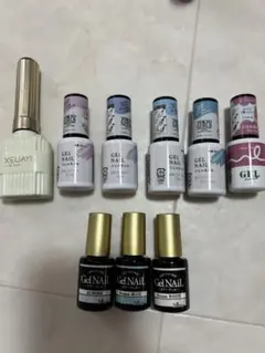 ジェルネイルセット 多彩なカラー　9色セット