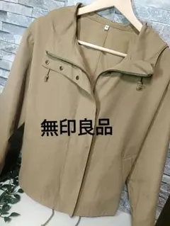 無印良品 フード付き ジャケット アウター ベージュ M 春秋　レディース