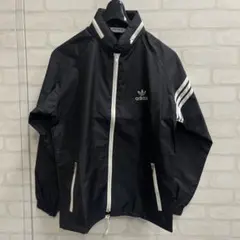 値下げ 90s OLD adidas スリー ストライプ ナイロン ジャケット