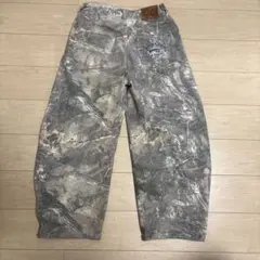 9090 リアルツリー デニム バギー バルーン ワイド パンツ