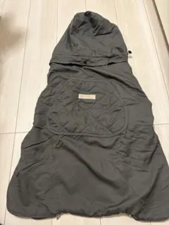 グレー 抱っこひもカバー フード付き
