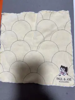 PAUL & JOE ハンカチ 猫 刺繍　レディースハンカチ　ポールジョーのサムネイル